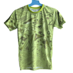 Green Geometric Graphic T-Shirt