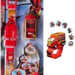 Organic Herbs Action Figure Series Pull Back Truck Car Shaped 6 Images Projector Toy Kids Wrist Watch (Iron Man)